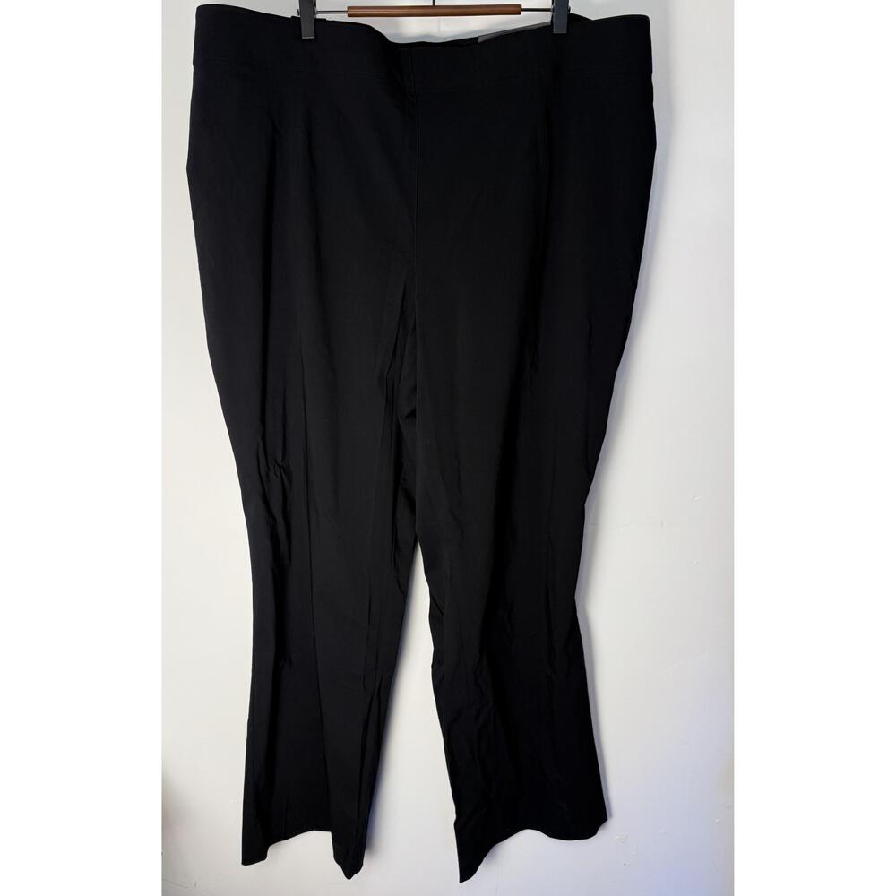 NWT Avenue Womens Black Wide Leg Formal Boot Pants 30 Tall - Picture 3 of 10